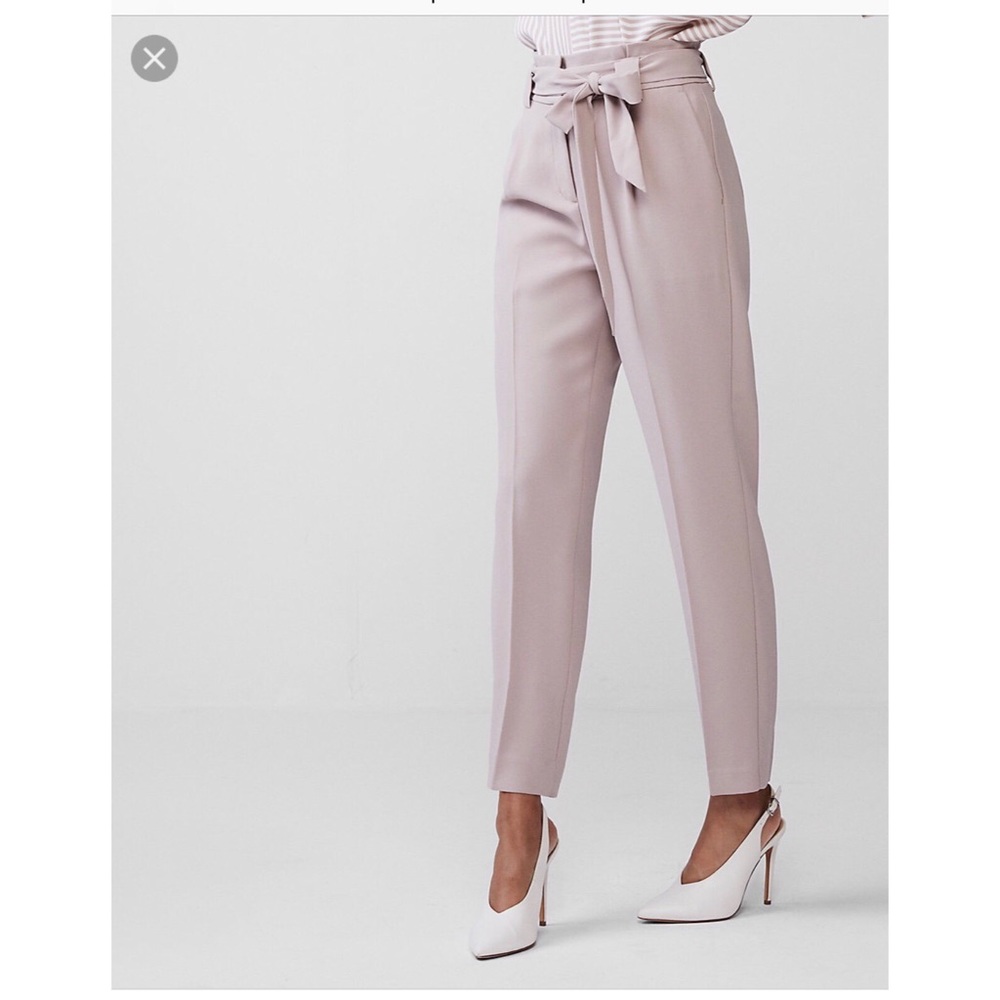 Khaki tie express dress pants